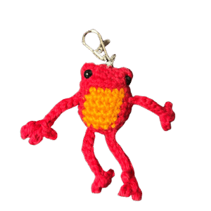 Handmade Crocheted Backpack Flair